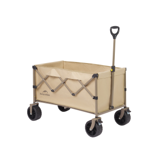 Naturehike velkokapacitní skládací vozík Plus L 10 kg - krémový